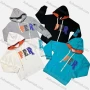 Wholesale Men's Casual Letter Print 100% Cotton Drawstring Long Sleeve Kangaroo Pocket Hoodie preview