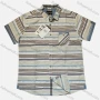 Wholesale Men's Casual Striped Short Sleeve Patch Pocket Shirt preview