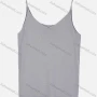Wholesale Women's Plain Ice Silk Scoop Neck Spaghetti Strap Knit Cami Top 051# preview