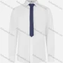 Wholesale Men's Business Plain Long Sleeve Shirt Woth Tie preview
