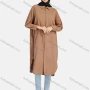 Wholesale Women's Casual Collared Long Sleeve Button Down Shirt Dress 1350# preview