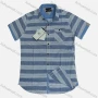 Wholesale Men's Casual Striped Short Sleeve Patch Pocket Shirt preview
