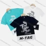 Wholesale Men's Round Neck Short Sleeve Cartoon Letters Graphic Casual T-shirt 8802# preview