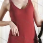 Wholesale Women's Basic Spaghetti Strap Crisscross Back Plain Cami Tops preview