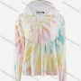 Wholesale Women's Casual Tie Dye Drawstring Long Sleeve Hoodie preview
