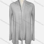 Wholesale Women's Casual Embroidered Long Sleeve High Neck Plain Cardigan preview