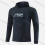 Wholesale Men's Athletic Workout Letter Graphic Long Sleeve Hoodie 0992# preview