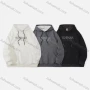 Wholesale Men's Casual Letter Print Drawstring Long Sleeve Kangaroo Pocket Hoodie preview