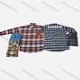 Wholesale Men's Casual Collared Long Sleeve Button Down Plaid Print Shirt preview
