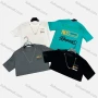 Wholesale Men's Casual Crew Neck Short Sleeve Metal Chain 100%Cotton T-shirt preview