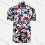 Wholesale Men's Casual Short Sleeve Allover Print Button Down Shirt UKS021-1# preview