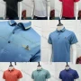 Wholesale Men's Casual Short Sleeve Embroidery Label Button Front Polo Shirts preview