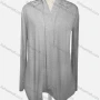Wholesale Women's Casual Embroidered Long Sleeve High Neck Plain Cardigan preview
