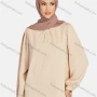 Wholesale Women's Casual Ruffle Neck Long Sleeve Blouse 1337# preview