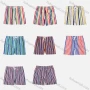 Wholesale Men's Vacation Striped Drawstring Beach Shorts preview