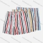 Wholesale Men's Vacation Regular Fit Striped Drawstring Beach Shorts preview