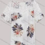 Wholesale Women's Flounce Sleeve Crew Neck Floral Print Lace Blouse preview