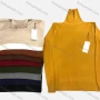 Wholesale Men's Casual Plain Turtleneck Long Sleeve Sweater preview