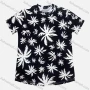 Wholesale Men's Casual V Neck Short Sleeve Allover Print T-Shirt preview