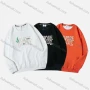 Wholesale Men's Casual Letter Print Long Sleeve Oversized Sweatshirts preview