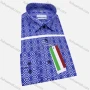 Wholesale Men's Casual Collared Long Sleeve Allover Print 100%Cotton Shirt preview