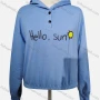 Wholesale Women's Casual Hooded Long Sleeve Button Front Hoodies preview
