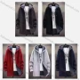 Wholesale Men's Casual Long Sleeve Zipper Plush Hooded Long Jackets With Thermal Lined preview