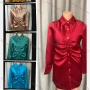 Wholesale Women's Causal Long Sleeve Button Down Plain Shirt preview