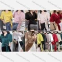 Wholesale Women's Casual Satin V Neck Wrap Butterfly Sleeve Plain Blouse preview