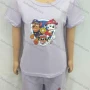 Wholesale Unisex Casual Round Neck Short Sleeve Cartoon Print Top & Shorts Set preview