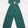 Wholesale Women's Casual Off Shoulder Mesh Loose Fit Wide Leg Jumpsuit preview