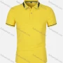 Wholesale Men's Casual Short Sleeve Button Front Contrast Polo Shirts preview