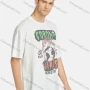 Wholesale Men's Hip Hop Crew Neck Short Sleeve Loose Fit Graphic Letter T-shirt preview