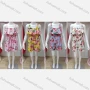 Wholesale Girls Causal Sleeveless Ruffle Trim Floral Print Romper preview