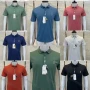 Wholesale Men's Casual Short Sleeve Embroidery Label Button Front Polo Shirts preview