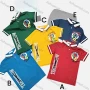 Wholesale Boys Casual Short Sleeve Letter Graphic Button Front Polo Shirts preview