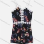 Wholesale Women's Casual Spaghetti Strap Sleeveless Floral Print Appliques Romper preview