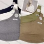 Wholesale Women's Casual Plain One Shoulder Crop Tank Top preview