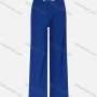 Wholesale Women's Casual Plain High Waist Wide Leg Pants 2949# preview