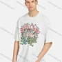 Wholesale Men's Hip Hop Crew Neck Short Sleeve Loose Fit Graphic Letter T-shirt preview