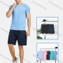 Wholesale Men's Athletic Short Sleeve Breathable Running T-shirts preview