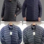 Wholesale Men's Casual Plain Warm Hood Zipper Pockets Puffer Coat preview