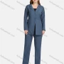 Wholesale Women's Formal Lapel Long Sleeve Single Breasted Plain Suit Jackets 2-piece Set preview