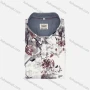 Wholesale Men's Casual Short Sleeve Allover Print Button Down Shirt SUKS005-1# preview