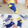 Wholesale Boys Casual Striped Letter Graphic Crew Ankle Socks preview