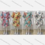 Wholesale Girls Causal Crew Neck Bell Sleeve Elastic Waist Floral Print Dress preview