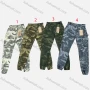 Wholesale Men's Casual Camouflage Elastic Waist Drawstring Multiple Pockets Ankle Length Jogger 9398# preview