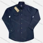 Wholesale Men's Casual Plain Flap Pockets Long Sleeve Shirt preview