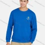 Wholesale Men's Casual Crew Neck Long Sleeve Letter Cartoon Print Pullover Sweatshirts preview
