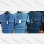 Wholesale Men's Casual Striped Patch Pocket Short Sleeve Polo Shirt A82# preview